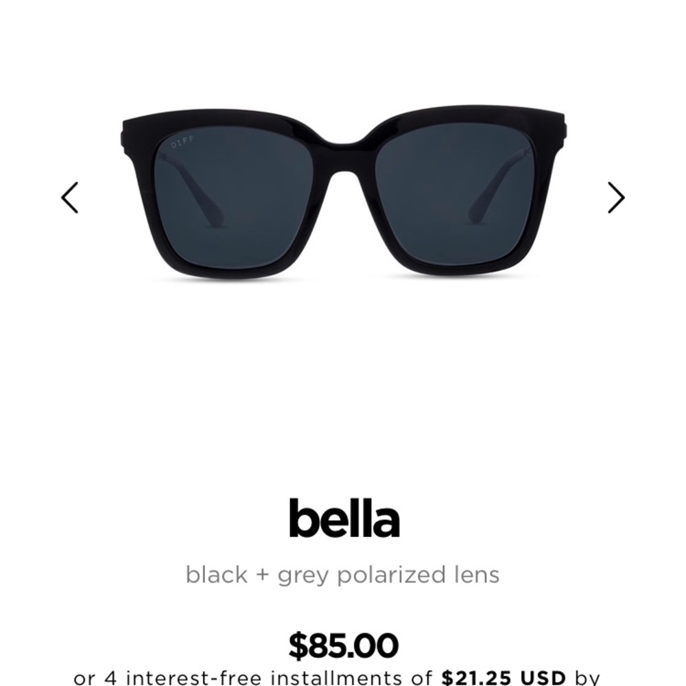 DIFF Bella sunglasses (never worn)